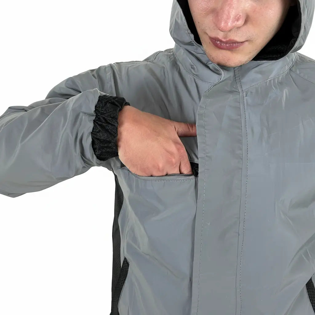 Chaqueta Doble Faz Reflectiva Tipo Colmena